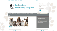 Desktop Screenshot of parkersburgveterinaryhospital.net